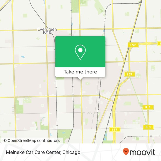 Mapa de Meineke Car Care Center