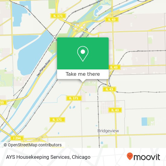 AYS Housekeeping Services map