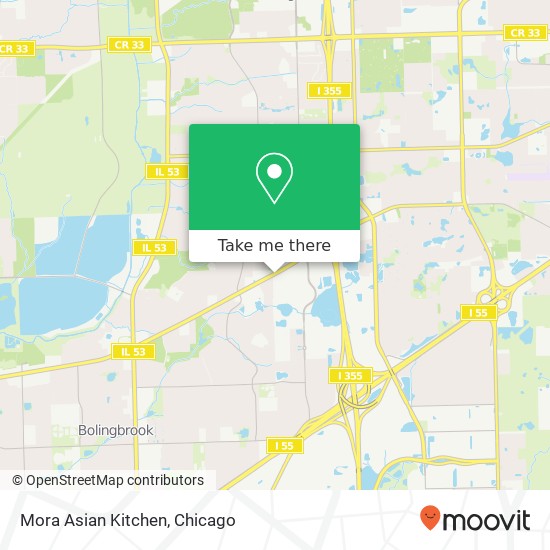 Mora Asian Kitchen map