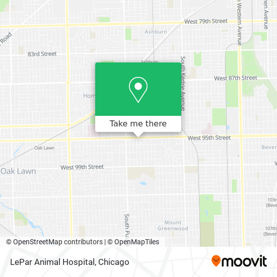 LePar Animal Hospital map