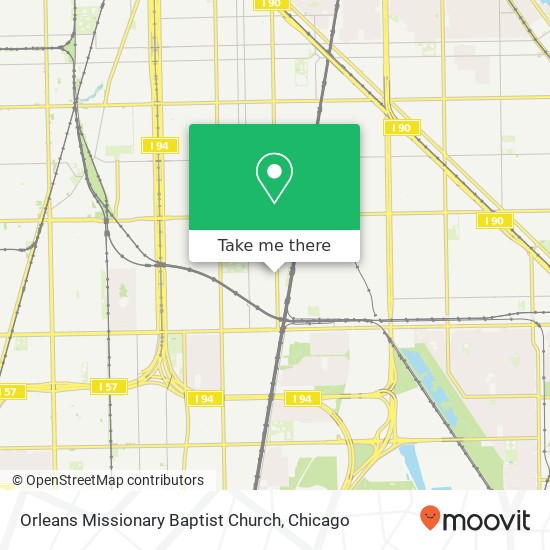 Mapa de Orleans Missionary Baptist Church