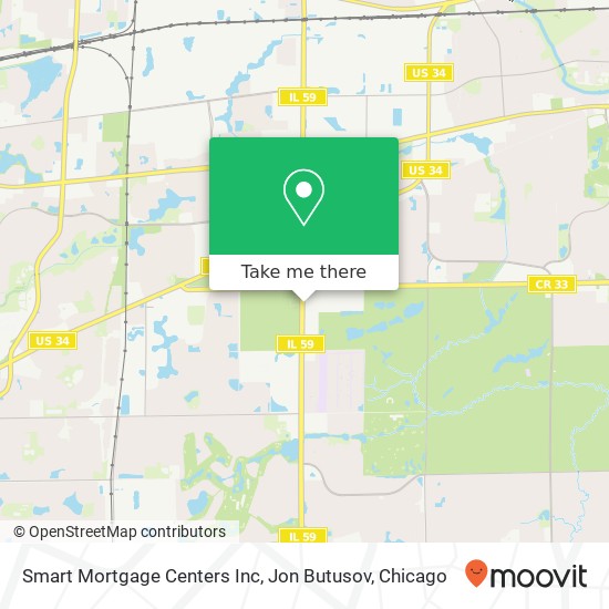 Smart Mortgage Centers Inc, Jon Butusov map