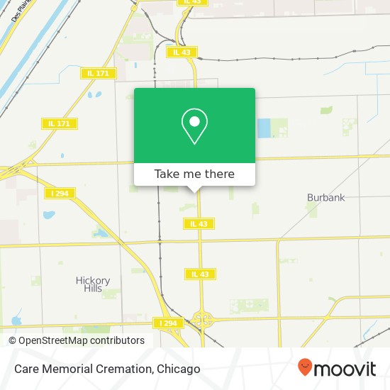 Care Memorial Cremation map