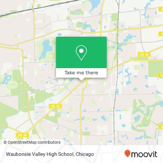 Mapa de Waubonsie Valley High School