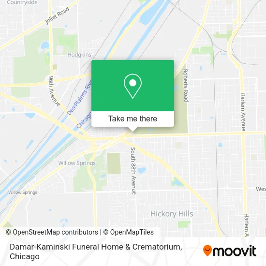 Damar-Kaminski Funeral Home & Crematorium map