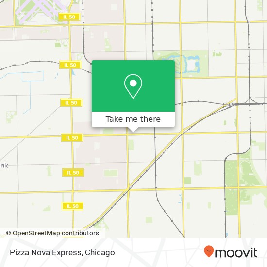 Mapa de Pizza Nova Express