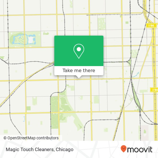 Magic Touch Cleaners map