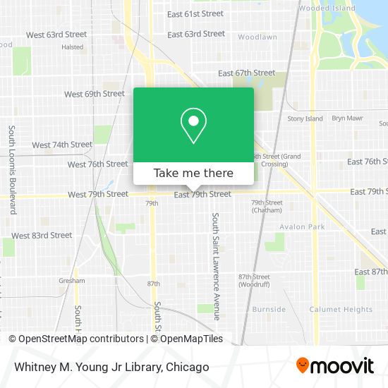 Whitney M. Young Jr Library map