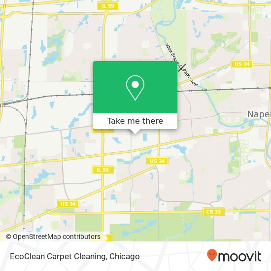 EcoClean Carpet Cleaning map