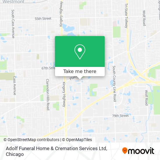 Adolf Funeral Home & Cremation Services Ltd map