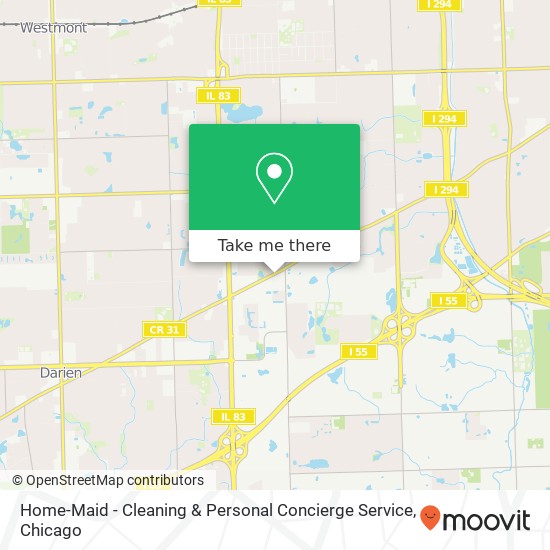 Home-Maid -  Cleaning & Personal Concierge Service map