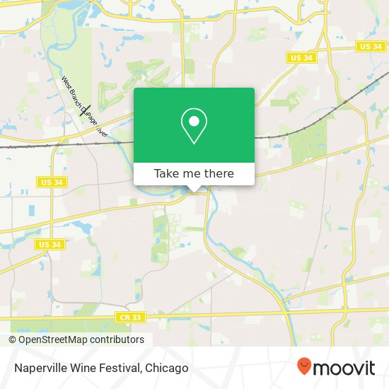 Mapa de Naperville Wine Festival