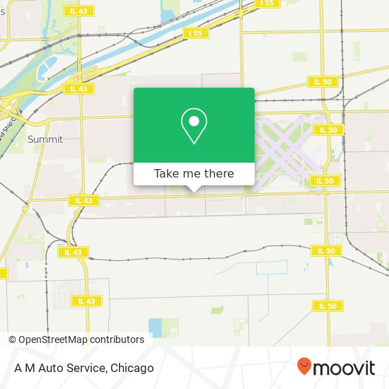 A M Auto Service map