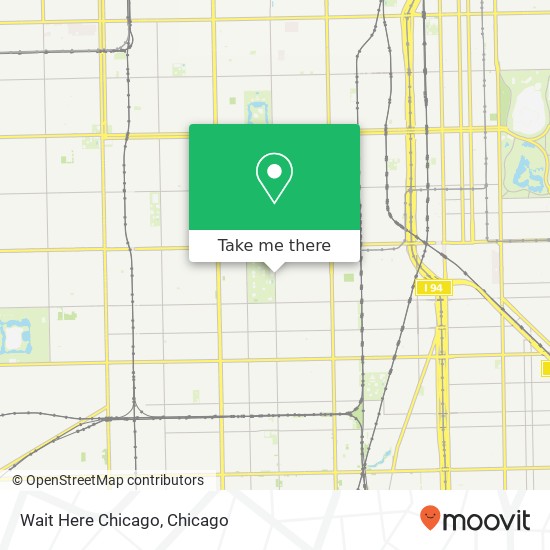 Mapa de Wait Here Chicago