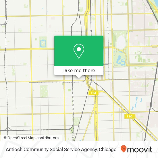 Antioch Community Social Service Agency map