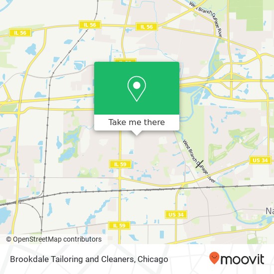 Mapa de Brookdale Tailoring and Cleaners