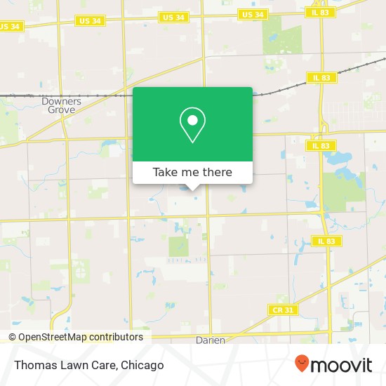 Thomas Lawn Care map