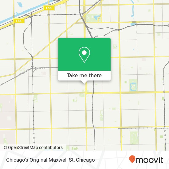 Chicago's Original Maxwell St map