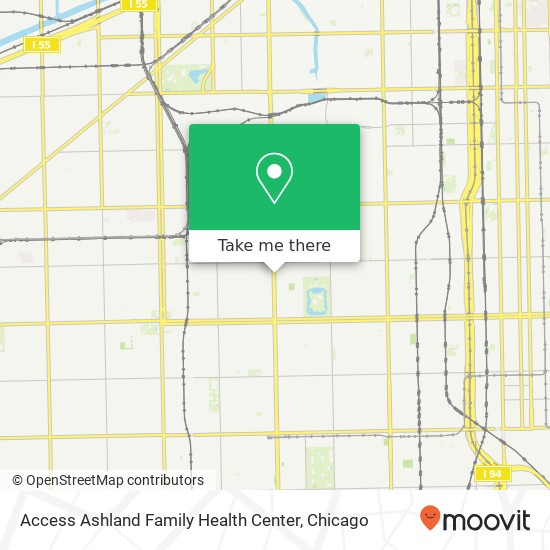 Access Ashland Family Health Center map