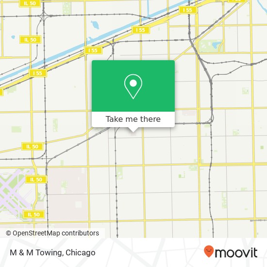 M & M Towing map