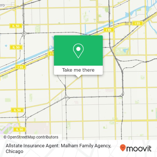 Allstate Insurance Agent: Malham Family Agency map