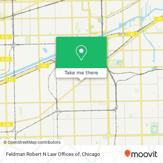 Mapa de Feldman Robert N Law Offices of