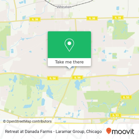 Retreat at Danada Farms - Laramar Group map
