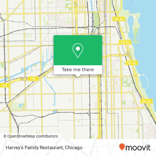 Harvey's Family Restaurant map