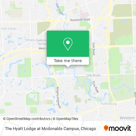 The Hyatt Lodge at Mcdonalds Campus map