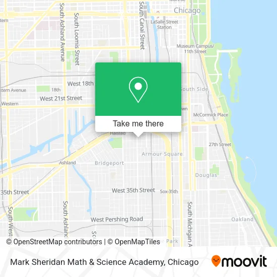 Mapa de Mark Sheridan Math & Science Academy
