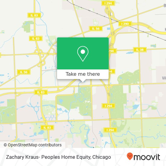 Mapa de Zachary Kraus- Peoples Home Equity