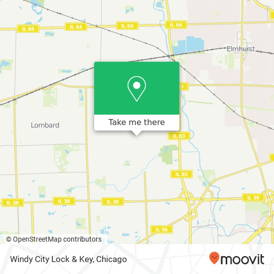 Windy City Lock & Key map