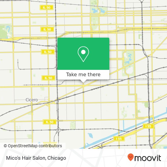 Mico's Hair Salon map