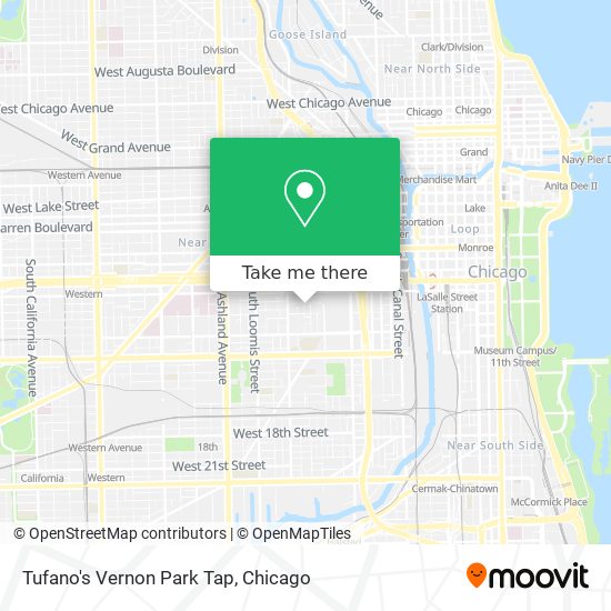 Tufano's Vernon Park  Tap map