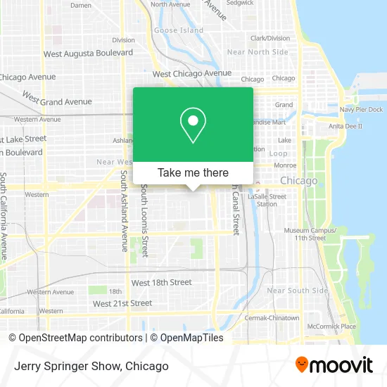 Jerry Springer Show map
