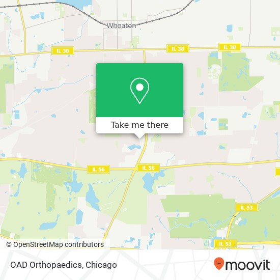 OAD Orthopaedics map