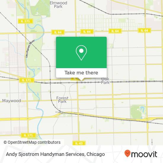 Andy Sjostrom Handyman Services map