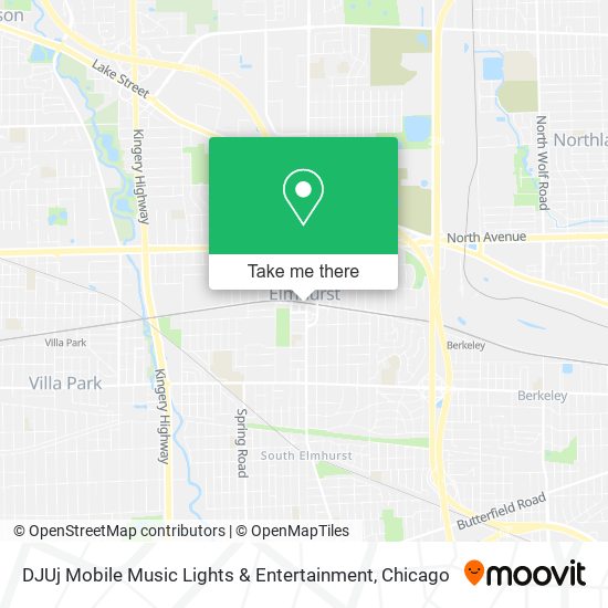 DJUj Mobile Music Lights & Entertainment map