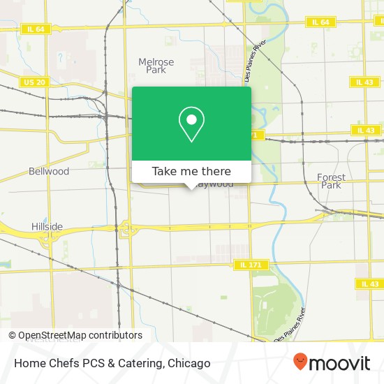 Home Chefs PCS & Catering map