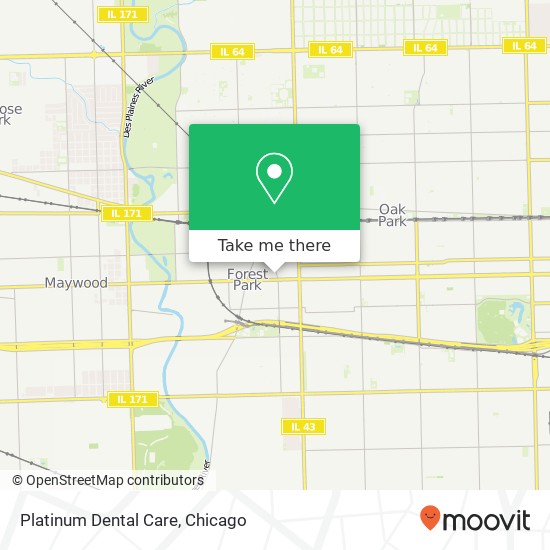 Platinum Dental Care map