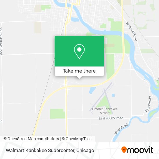 Mapa de Walmart Kankakee Supercenter