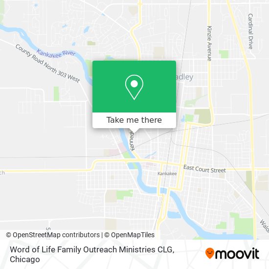 Word of Life Family Outreach Ministries CLG map