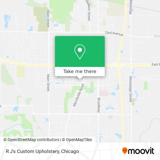R J's Custom Upholstery map