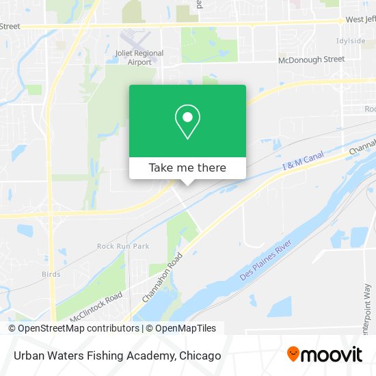 Mapa de Urban Waters Fishing Academy