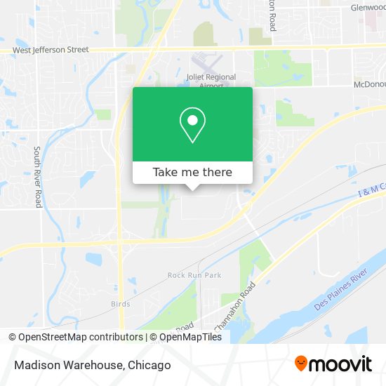 Madison Warehouse map