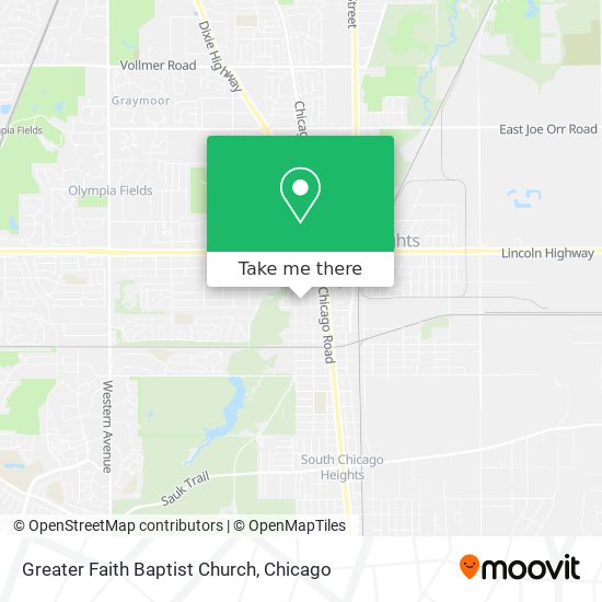 Greater Faith Baptist Church map