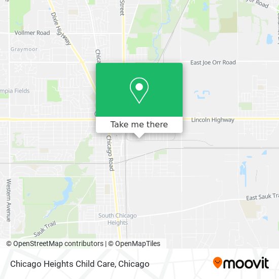 Chicago Heights Child Care map