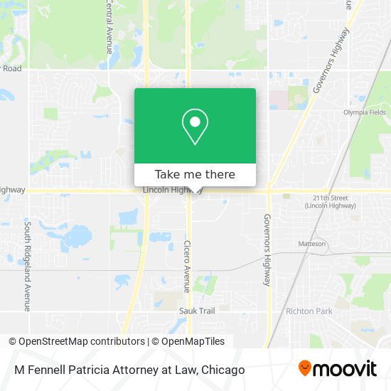 M Fennell Patricia Attorney at Law map