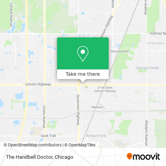 The Handbell Doctor map