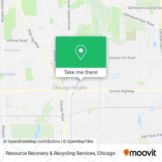 Resource Recovery & Recycling Services map